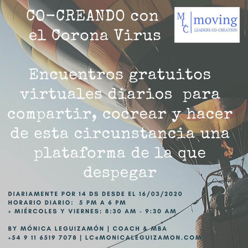 Co-creando con el Corona&nbsp;Virus